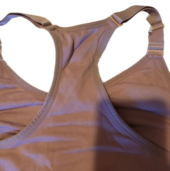 Puma Women's Dusty Pink Sports Bra Size L - Picture 2 of 4